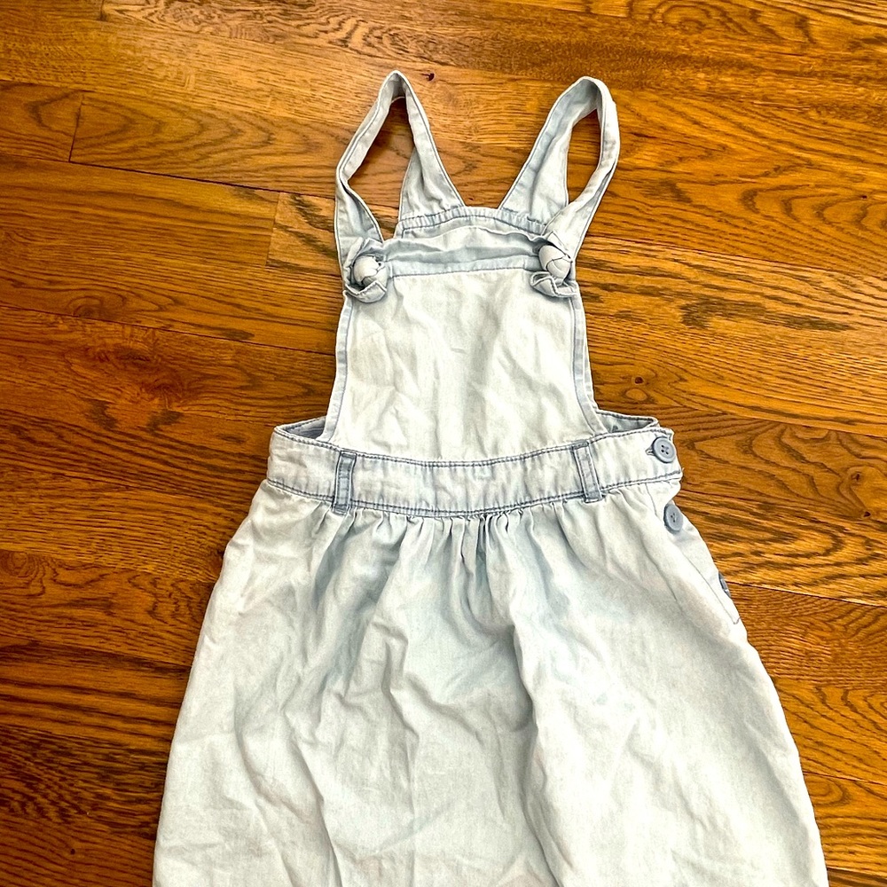 Carter’s lightweight denim dress overalls.